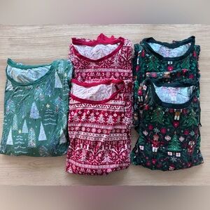Little Sleepies Christmas/Holiday PJs size 16